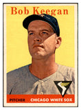 1958 Topps Baseball #200 Bob Keegan White Sox EX-MT 535764