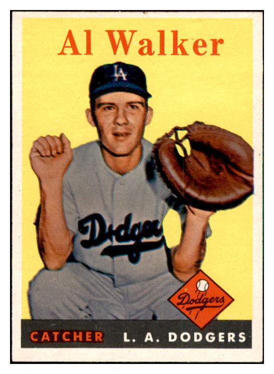 1958 Topps Baseball #203 Al Walker Dodgers EX-MT 535768