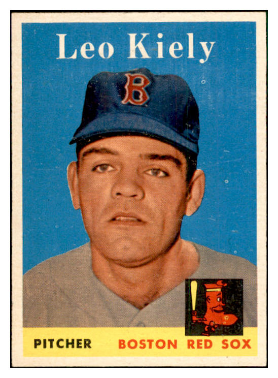 1958 Topps Baseball #204 Leo Kiely Red Sox EX-MT 535769