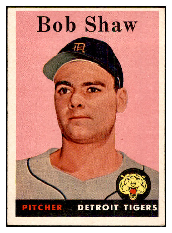 1958 Topps Baseball #206 Bob Shaw Tigers EX-MT 535773