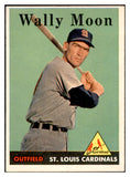 1958 Topps Baseball #210 Wally Moon Cardinals EX-MT 535780