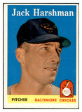 1958 Topps Baseball #217 Jack Harshman Orioles EX-MT 535787