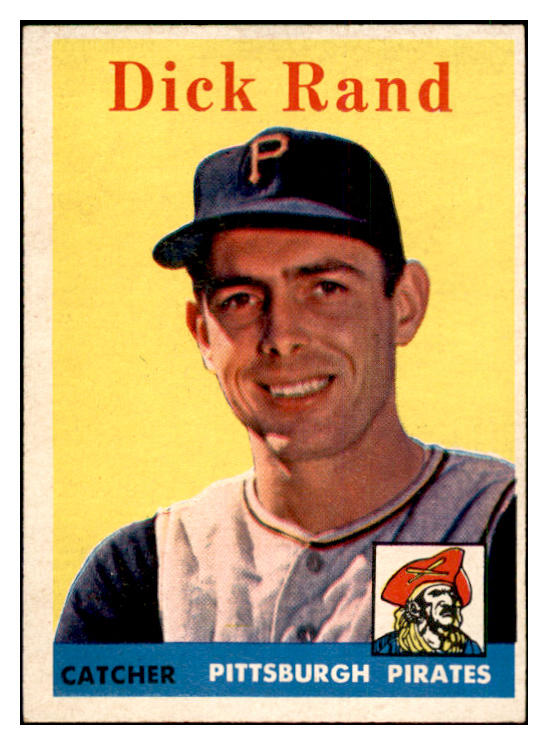 1958 Topps Baseball #218 Dick Rand Pirates EX-MT 535788