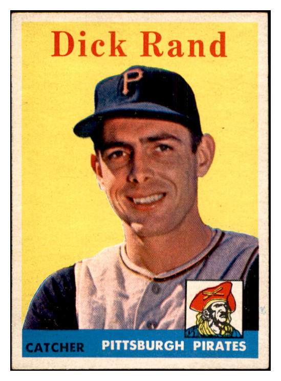 1958 Topps Baseball #218 Dick Rand Pirates EX-MT 535789