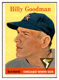 1958 Topps Baseball #225 Billy Goodman White Sox EX-MT 535799