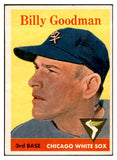 1958 Topps Baseball #225 Billy Goodman White Sox EX-MT 535800