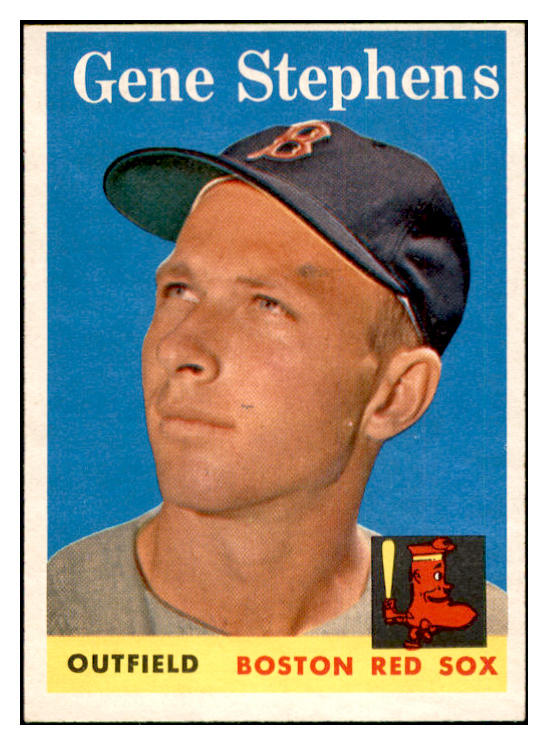 1958 Topps Baseball #227 Gene Stephens Red Sox EX-MT 535803