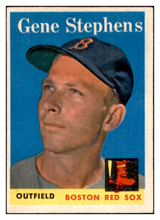 1958 Topps Baseball #227 Gene Stephens Red Sox EX-MT 535804