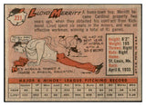 1958 Topps Baseball #231 Lloyd Merritt Cardinals EX-MT 535809