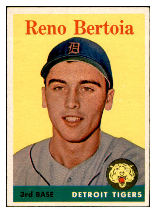 1958 Topps Baseball #232 Reno Bertoia Tigers EX-MT 535811