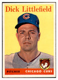 1958 Topps Baseball #241 Dick Littlefield Cubs EX-MT 535823