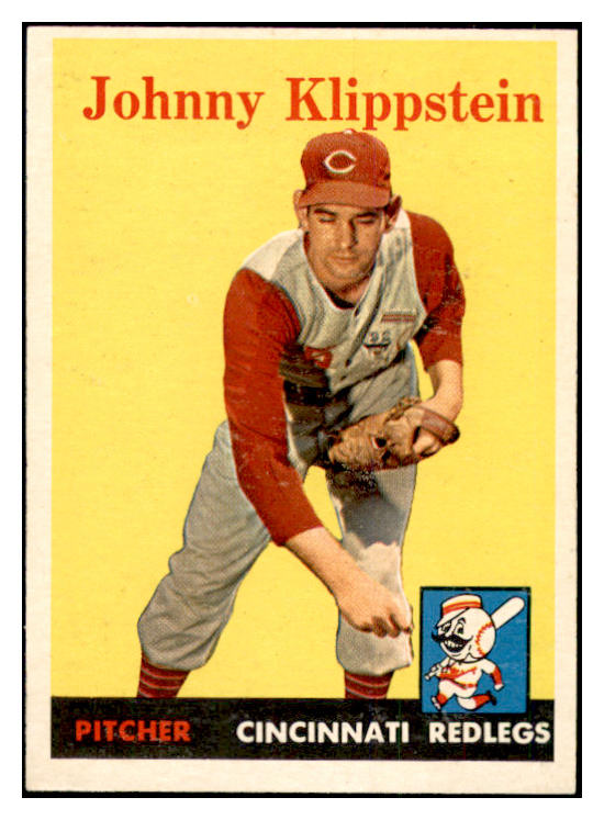 1958 Topps Baseball #242 Johnny Klippstein Reds EX-MT 535825