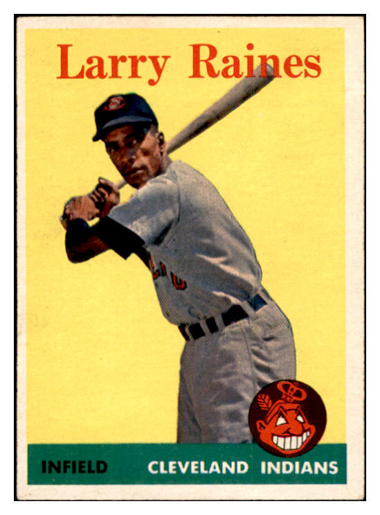1958 Topps Baseball #243 Larry Raines Indians EX-MT 535827