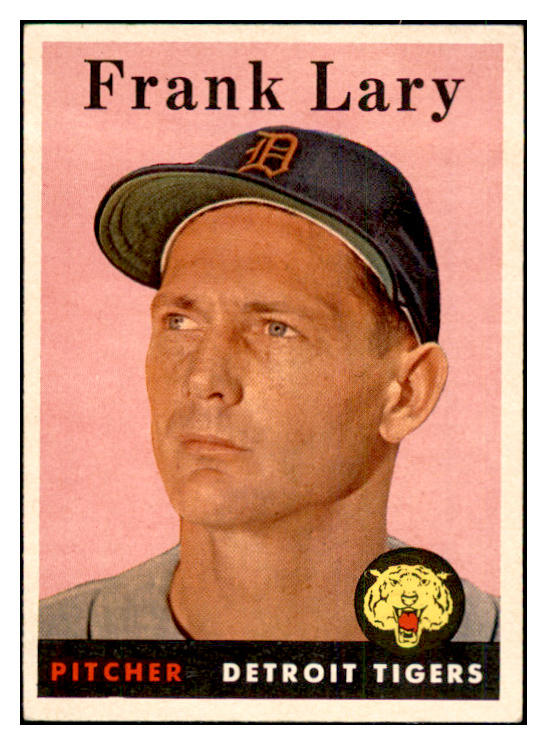 1958 Topps Baseball #245 Frank Lary Tigers EX-MT 535829
