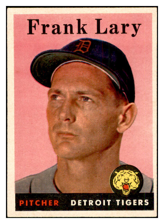 1958 Topps Baseball #245 Frank Lary Tigers EX-MT 535830