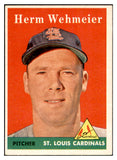 1958 Topps Baseball #248 Herm Wehmeier Cardinals EX-MT 535833