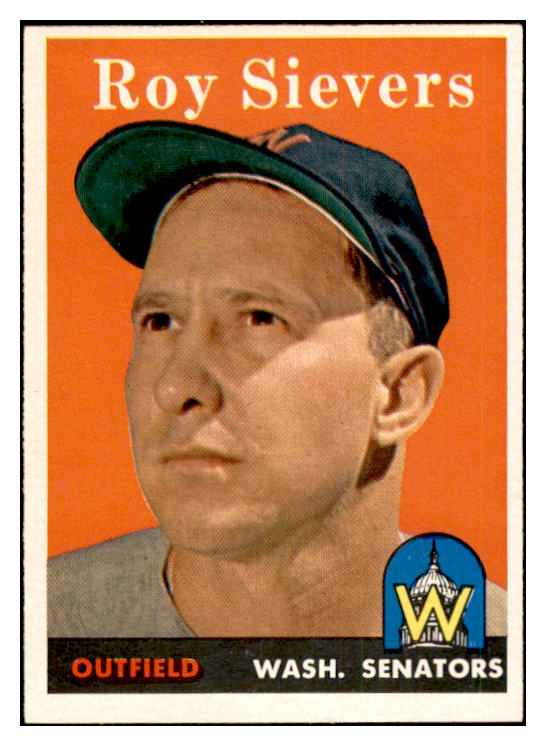 1958 Topps Baseball #250 Roy Sievers Senators EX-MT 535837