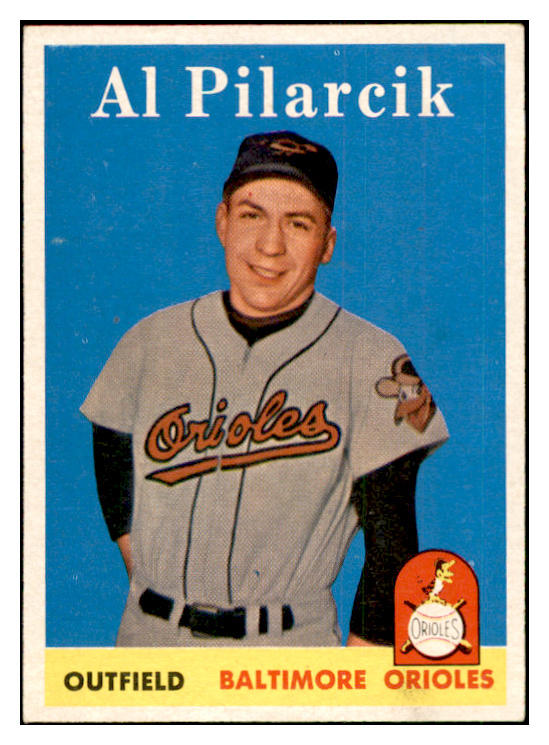 1958 Topps Baseball #259 Al Pilarcik Orioles EX-MT 535848