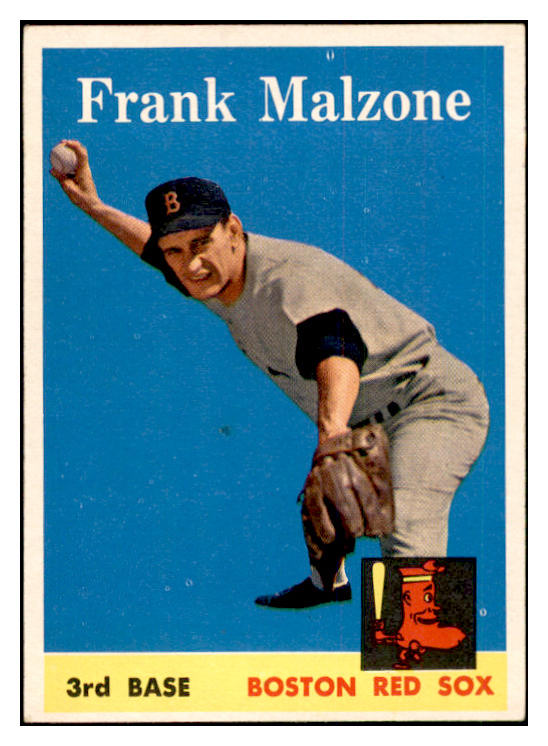 1958 Topps Baseball #260 Frank Malzone Red Sox EX-MT 535849
