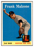 1958 Topps Baseball #260 Frank Malzone Red Sox EX-MT 535849