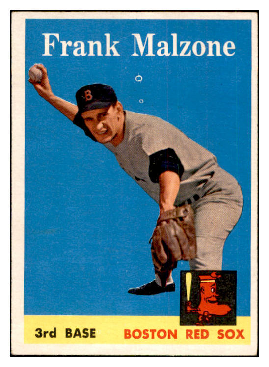 1958 Topps Baseball #260 Frank Malzone Red Sox EX-MT 535850