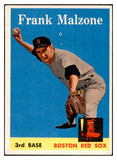 1958 Topps Baseball #260 Frank Malzone Red Sox EX-MT 535850