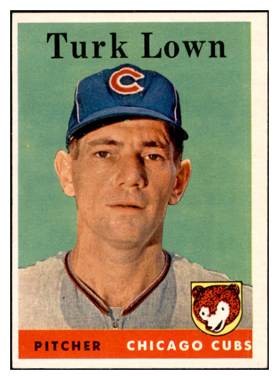 1958 Topps Baseball #261 Turk Lown Cubs EX-MT 535851