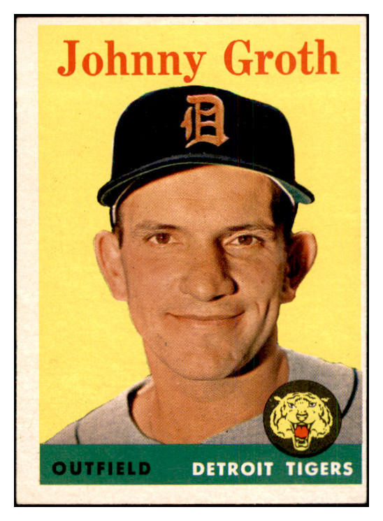 1958 Topps Baseball #262 Johnny Groth Tigers EX-MT 535854