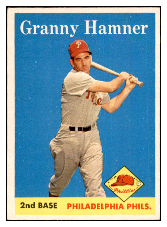 1958 Topps Baseball #268 Granny Hamner Phillies EX-MT 535861