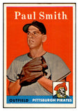 1958 Topps Baseball #269 Paul Smith Pirates EX-MT 535863