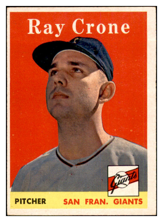 1958 Topps Baseball #272 Ray Crone Giants EX-MT 535864