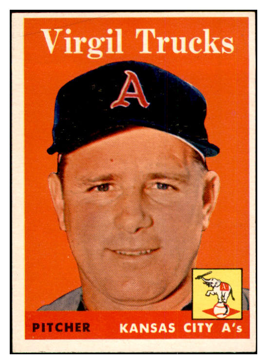 1958 Topps Baseball #277 Virgil Trucks A's EX-MT 535870