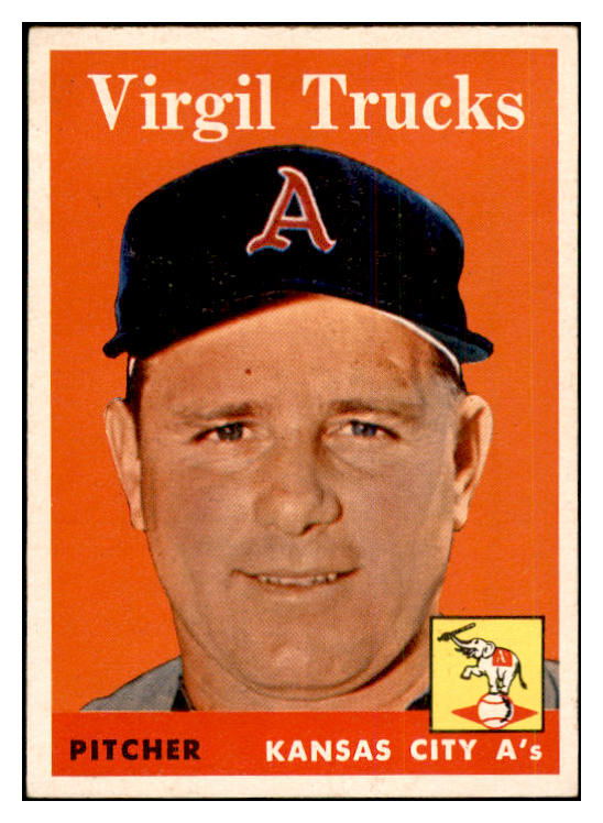 1958 Topps Baseball #277 Virgil Trucks A's EX-MT 535871