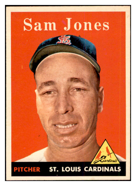 1958 Topps Baseball #287 Sam Jones Cardinals EX-MT 535881