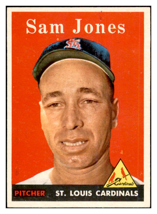 1958 Topps Baseball #287 Sam Jones Cardinals EX-MT 535882