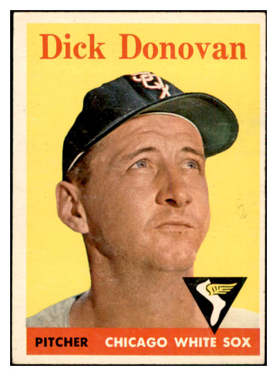 1958 Topps Baseball #290 Dick Donovan White Sox EX-MT 535884