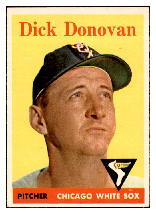 1958 Topps Baseball #290 Dick Donovan White Sox EX-MT 535885