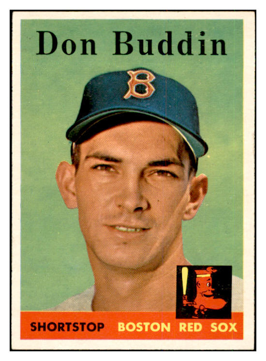 1958 Topps Baseball #297 Don Buddin Red Sox EX-MT 535892