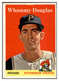 1958 Topps Baseball #306 Whammy Douglas Pirates EX-MT 535900