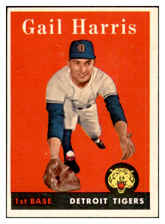 1958 Topps Baseball #309 Gail Harris Tigers EX-MT 535904