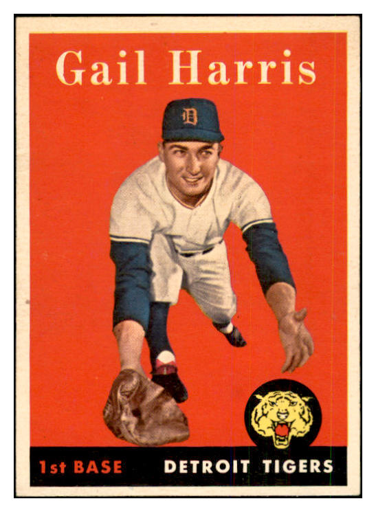 1958 Topps Baseball #309 Gail Harris Tigers EX-MT 535905