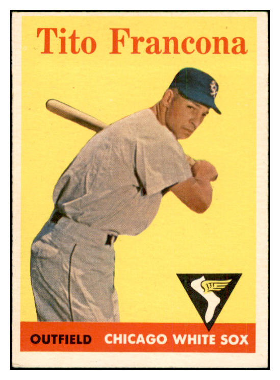 1958 Topps Baseball #316 Tito Francona White Sox EX-MT 535910