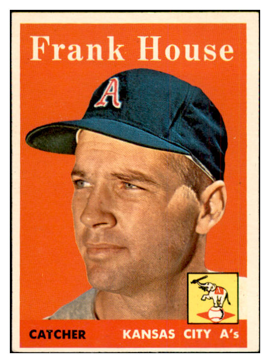 1958 Topps Baseball #318 Frank House A's EX-MT 535912