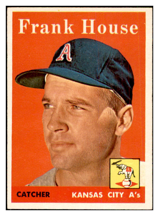 1958 Topps Baseball #318 Frank House A's EX-MT 535913