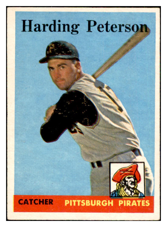 1958 Topps Baseball #322 Harding Peterson Pirates EX-MT 535916