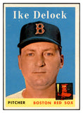 1958 Topps Baseball #328 Ike Delock Red Sox EX-MT 535921