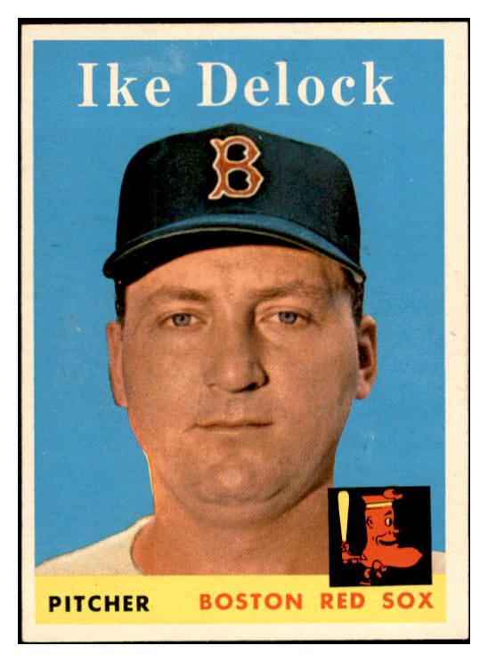 1958 Topps Baseball #328 Ike Delock Red Sox EX-MT 535922