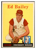 1958 Topps Baseball #330 Ed Bailey Reds EX-MT 535923