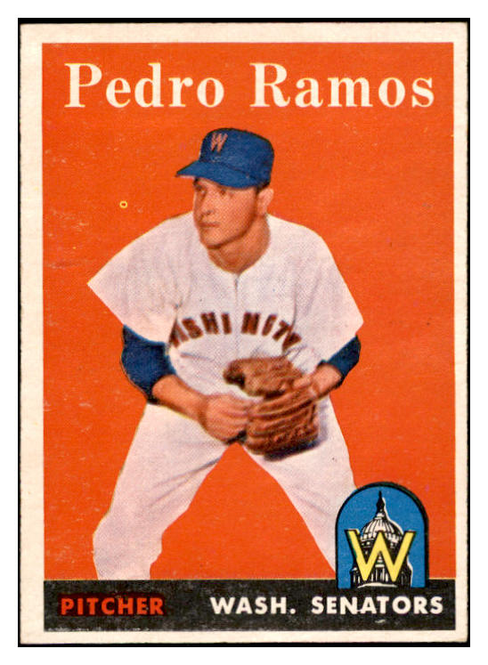 1958 Topps Baseball #331 Pedro Ramos Senators EX-MT 535925