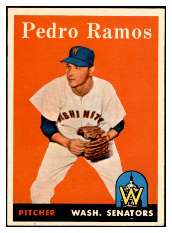 1958 Topps Baseball #331 Pedro Ramos Senators EX-MT 535926